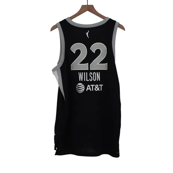 Nike Las Vegas Aces A'ja Wilson 22 Explorer Edition WNBA Jersey Black L - Image 7