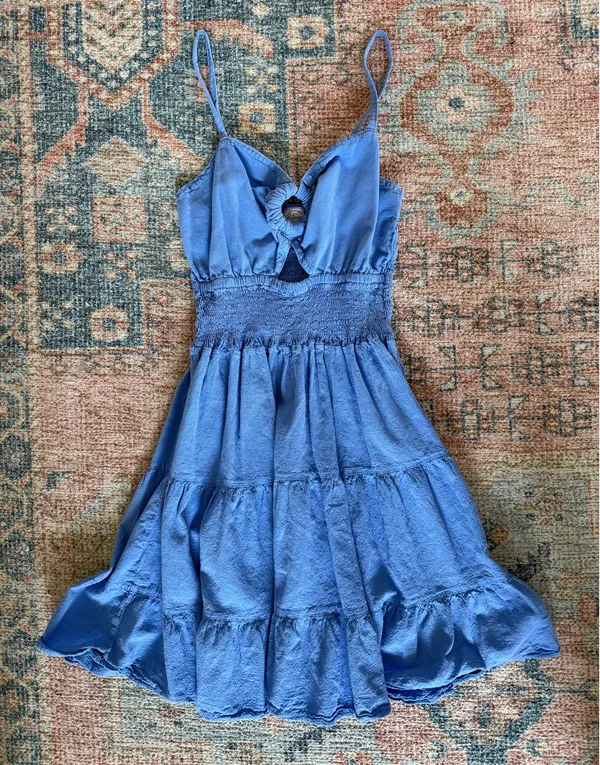 Blanco by Nature Blue Dress Size M - Image 2
