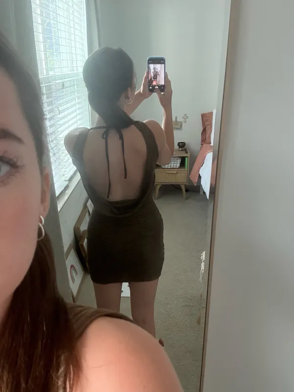 Pretty Little Thing Cowl Back Dress - Image 3