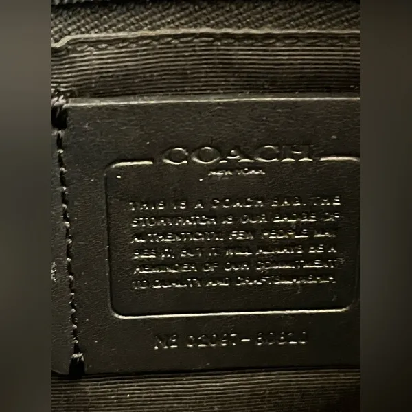 Coach Jes Tote In Signature Canvas leather shoulder bag - Image 7