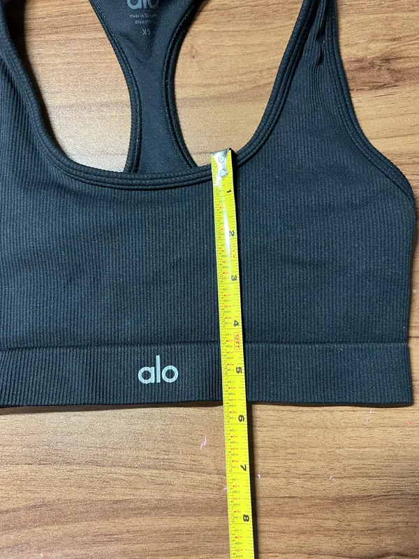 Alo Yoga Bra Seamless Ribbed XS - Image 6