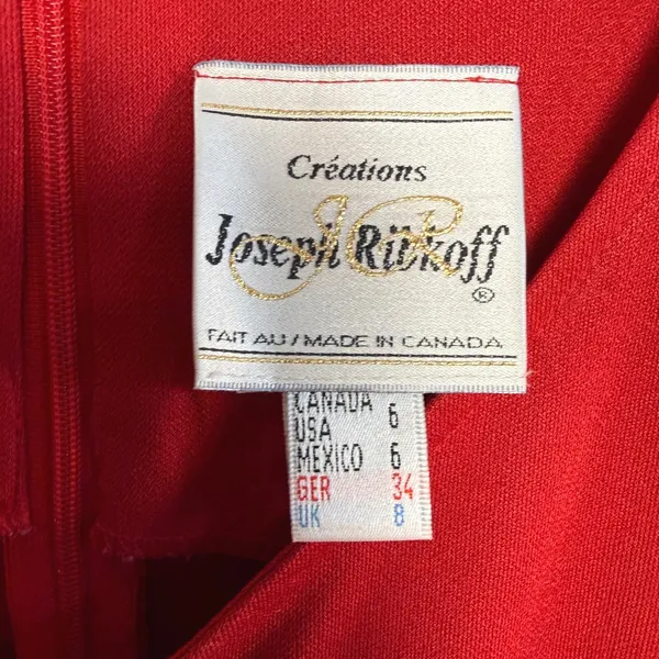 Joseph Ribkoff Jumpsuit Women Size 6 Abstract Layered Overlay‎ Sleeveless Unique - Image 3