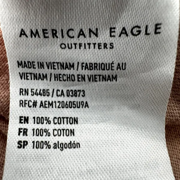 American Eagle Alien Tourist T-Shirt Desert Cactus Crewneck Short Sleeve Pink S - Image 4