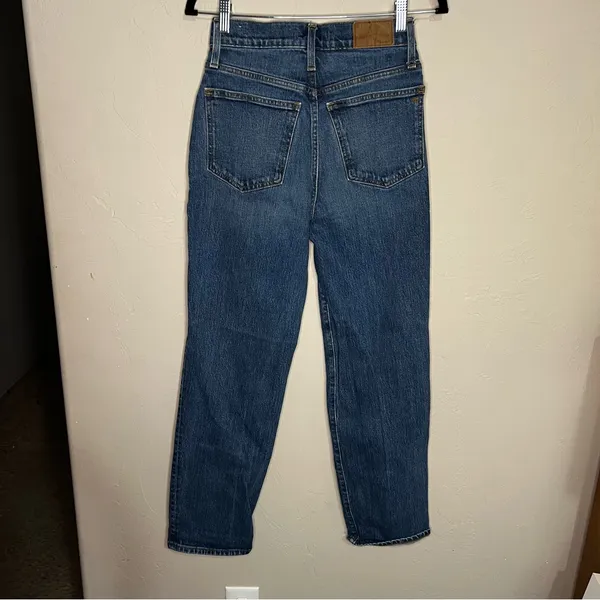 Madewell The Perfect Vintage High Rise Straight‎ Denim Jeans - Image 8