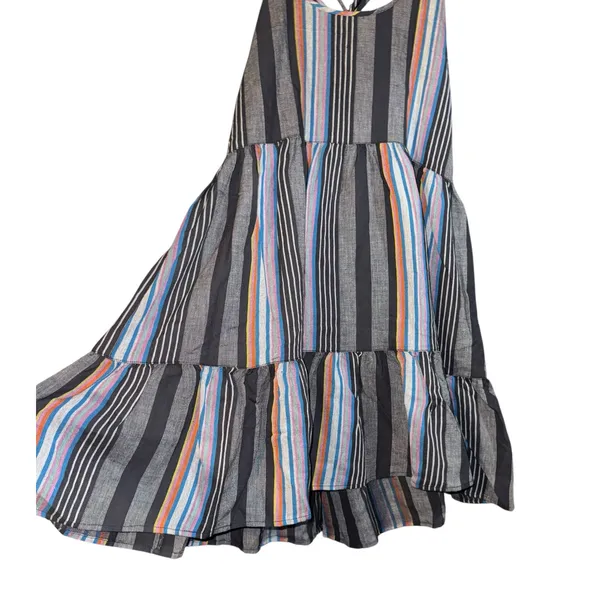 NWT Outerknown‎ Cielo Dress Open Back Women's Small Organic Cotton Tiered Beach - Image 5