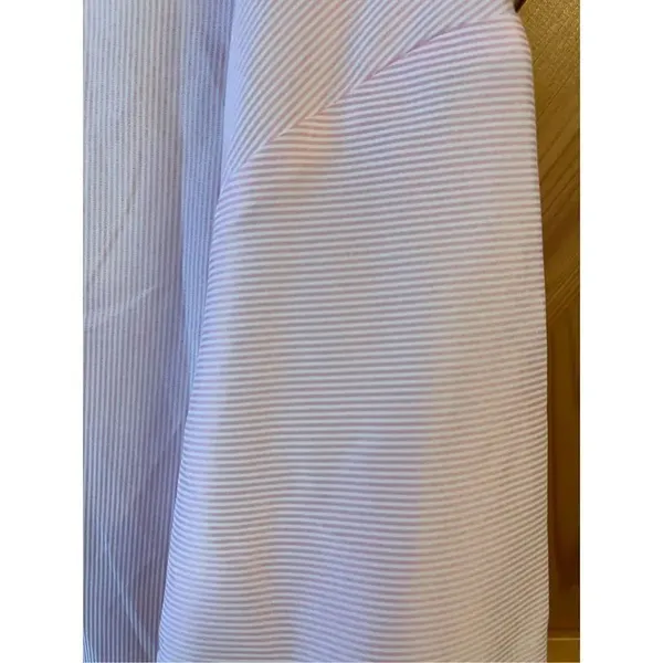 JODIFL Women's Small Pink White Striped Button Up Shirt nwt (3046) - Image 7