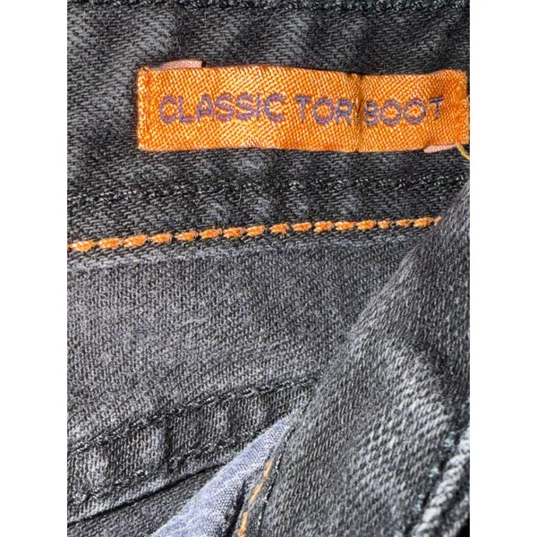 Tory Burch Classic Boot Black 30 Womens Bootcut Stretch Denim‎ Jeans - Image 5