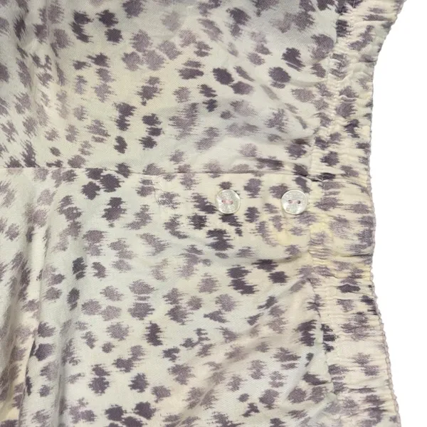 Victoria's Secret Sleep Shorts Womens M Pink Animal Print Pom Trim Lounge Cotton - Image 4