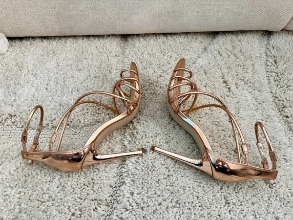 Steve Madden Rose Gold Heels - Image 5