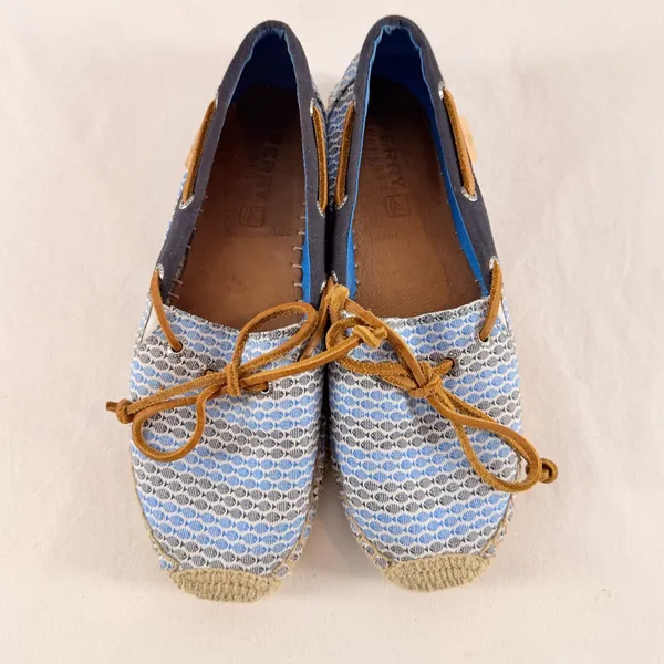 Sperry Top Sider Katana Espadrille Slip On Shoes in Blue Fish Size 6.5‎ - Image 2