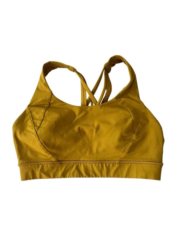 Lululemon Free to Be Elevated Bra Lightweight Support Gold Spice DD/E 8 - Image 3