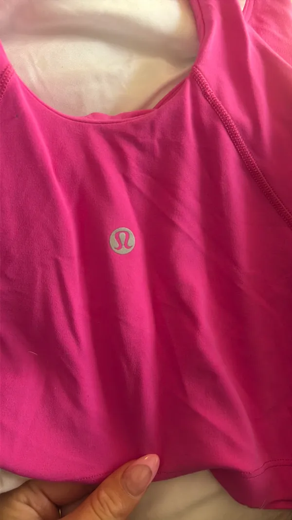 Lululemon Sonic Pink Align Cropped Tank  - Image 3