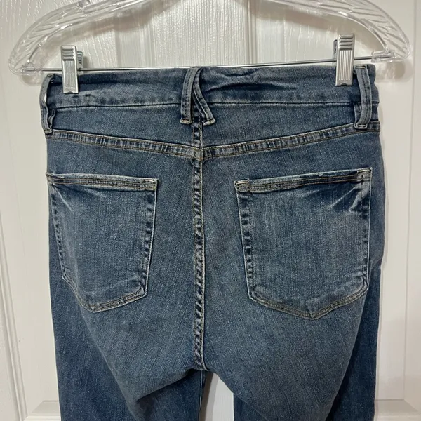 Good American Good Legs‎ Indigo Blue Distressed Size 2 / 26 - Image 8