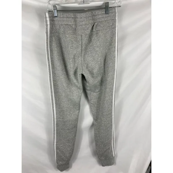 Adidas Essentials Classic Three Stripe Jogger Sweatpant Grey Size Small - Image 5