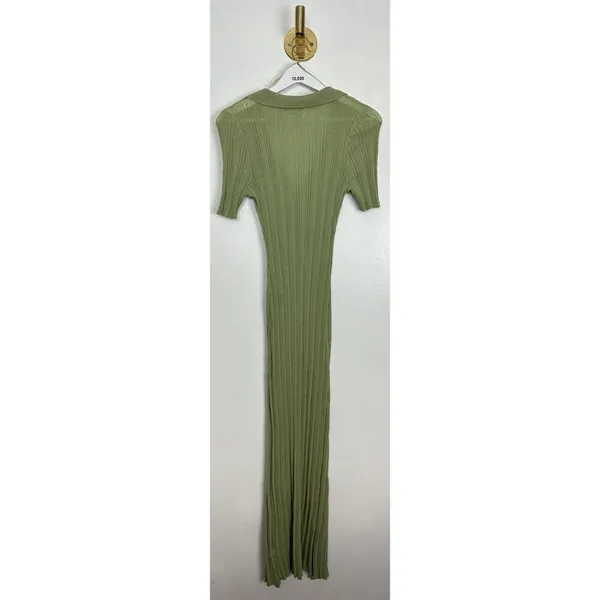 L*SPACE Undertow Dress in Light Olive Size Large - Image 11