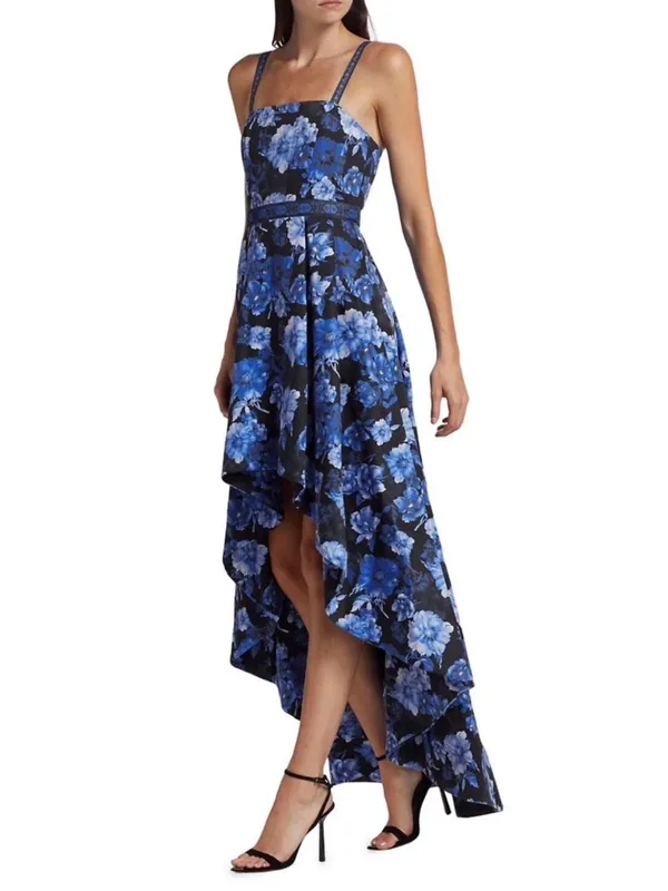 Alice + Olivia Women's Florence High Low Gown 4 - Image 4