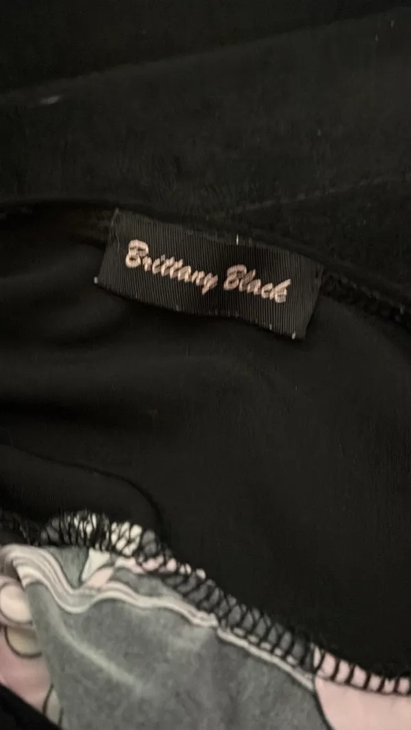 Brittney Black Blouse Pink - Image 5