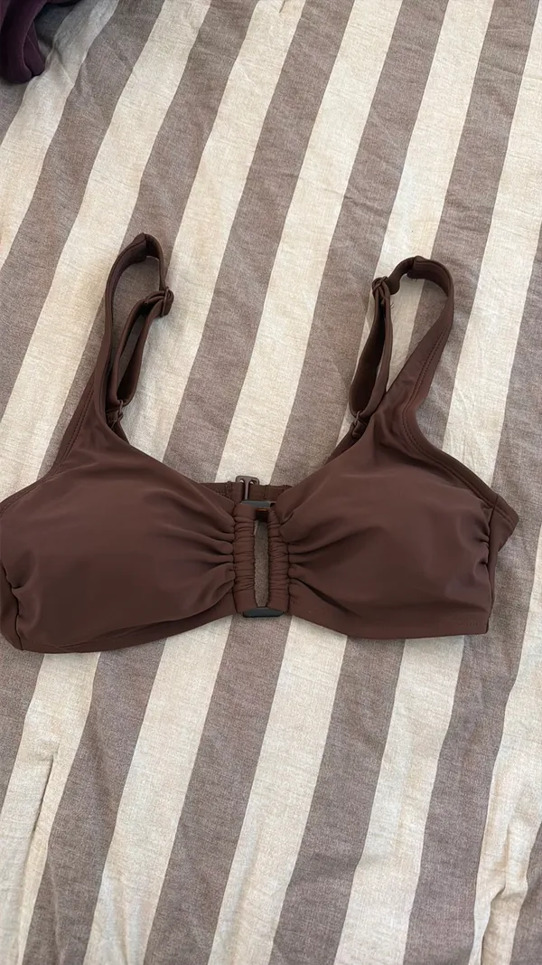 Kona Sol Brown Bikini Top - Image 2
