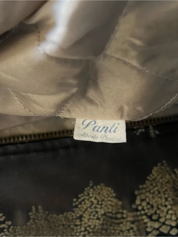 Vintage Alberto Pantini Leather Jacket Size 48 Brown - Image 5