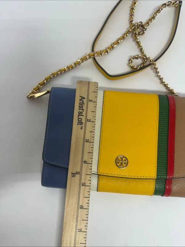 Tory Burch Robinson Ballon Stripe Convertible Shoulder Bag MSRP 498 - Image 9