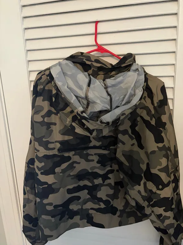 ZARA Cropped Raincoat Packable Hood - Image 6