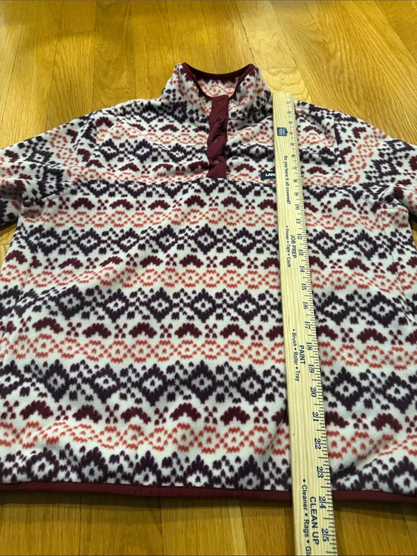 Lands’End women’s heritage snap neck pull over size medium petite. - Image 3