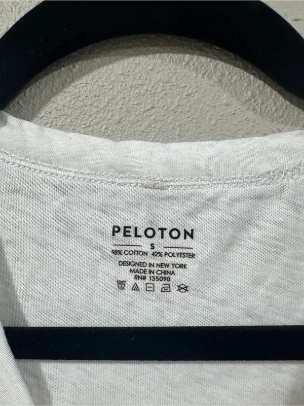 Peloton Women’s White Ombré Go To Racer Back Tank - Image 4