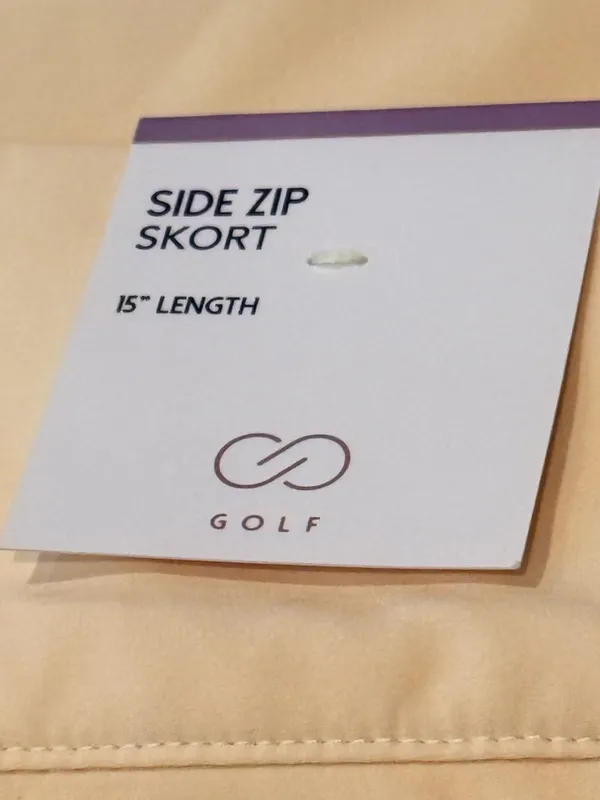 CALIA Truelight Skort 15” Panna Cotta Size 14 NEW Golf Athletic - Image 8