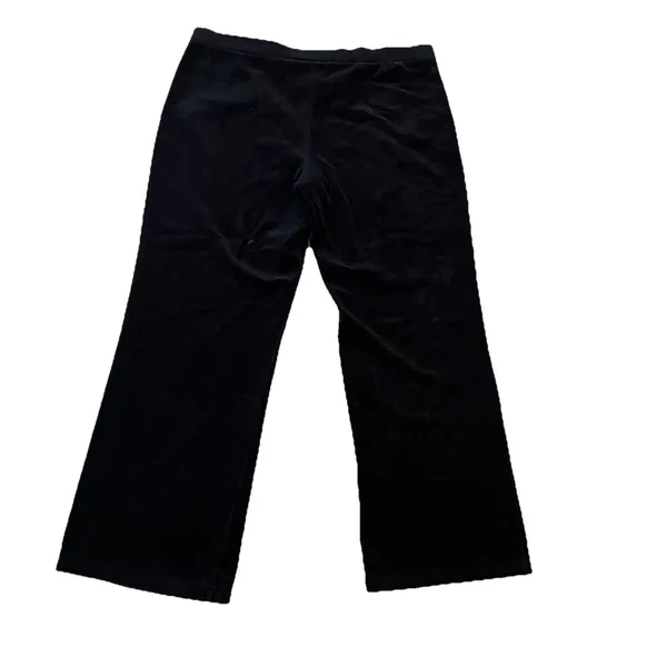 Ralph Lauren Women’s Velvet Sweat Pants XL‎ Wide Leg - Image 2