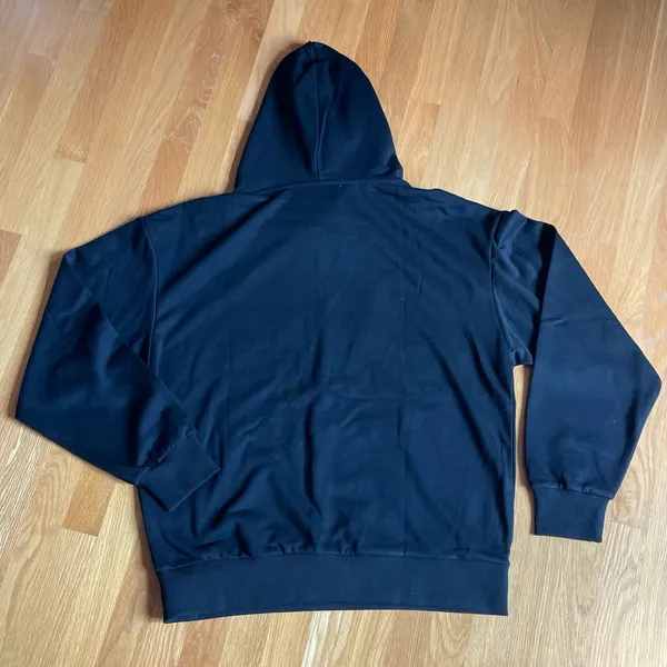 SteelVorx Men’s Black Graphic Pullover Hoodie Size L 100% Cotton - Image 10