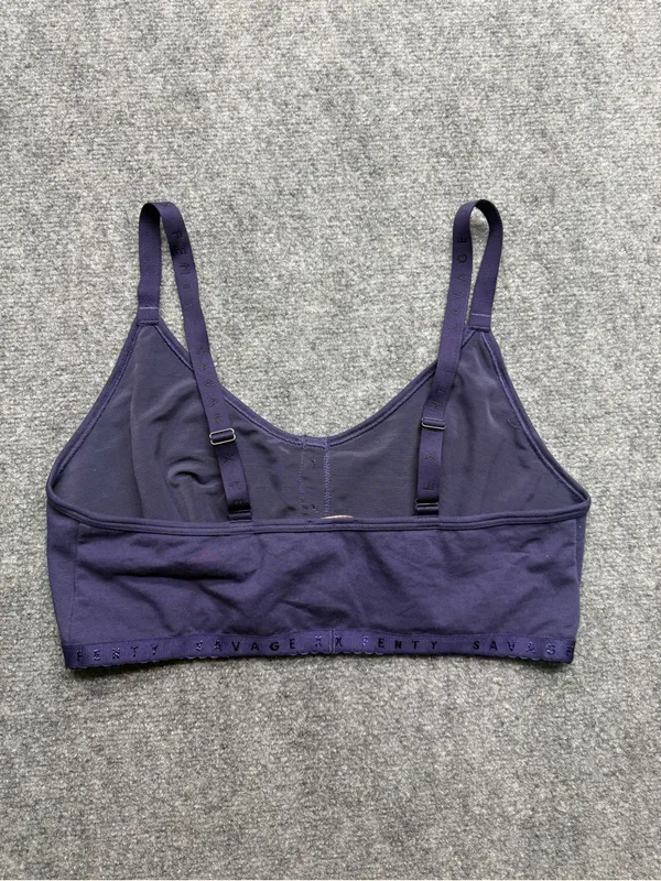 Savage X Fenty Womans L/XL Purple Wireless Bralette - Image 3