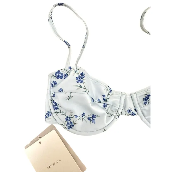 FAITHFULL‎ THE BRAND X REVOLVE Farrah Floral Bikini Top Medium NEW NWT - Image 5