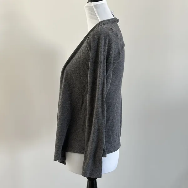 Ambiance Grey Cardigan Sweater Sz SM‎ - Image 3