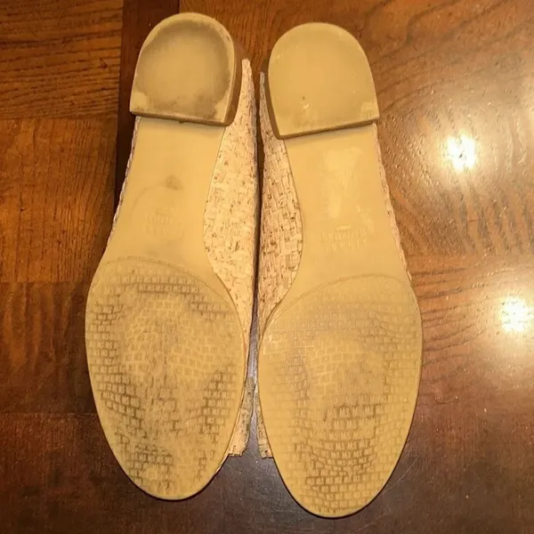 Stuart Weitzman Tan Candy Cork Flat Shoes(6.5M) - Image 4
