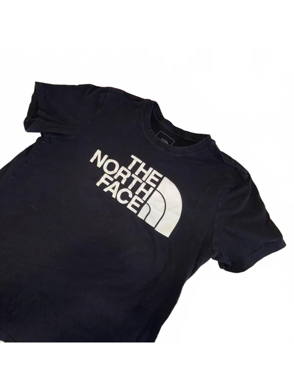The North Face Woman’s Medium Black Logo Graphic T-Shirt Summer Tee Ladies Med - Image 3