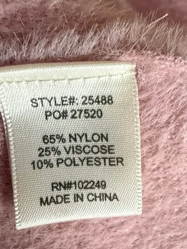 NWT SKIES ARE BLUE‎ Fuzzy Long Sleeve Pink Casey Cardigan Sz S - Image 8