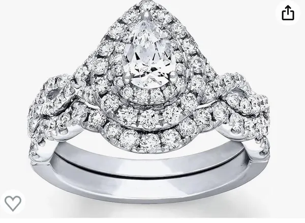 Sterling Silver Moissanite  Ring - Image 5