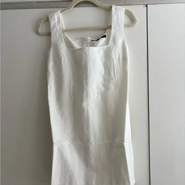 French Connection Birdie Square Neck Mini Dress - Image 3
