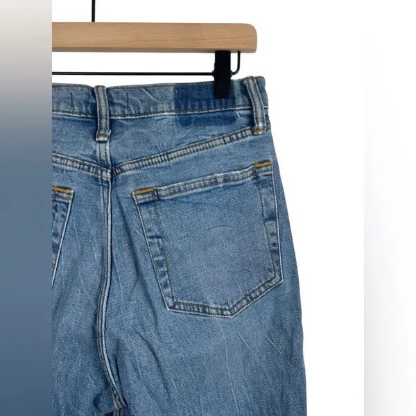Abercrombie & Fitch Ultra High Rise Ankle Straight Jeans Women’s 29 Distressed - Image 7