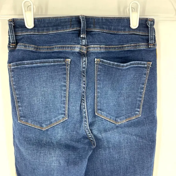 Abercrombie & Fitch Simone High Rise Ankle Jeans with Sporty Stripes Size‎ 26 - Image 5
