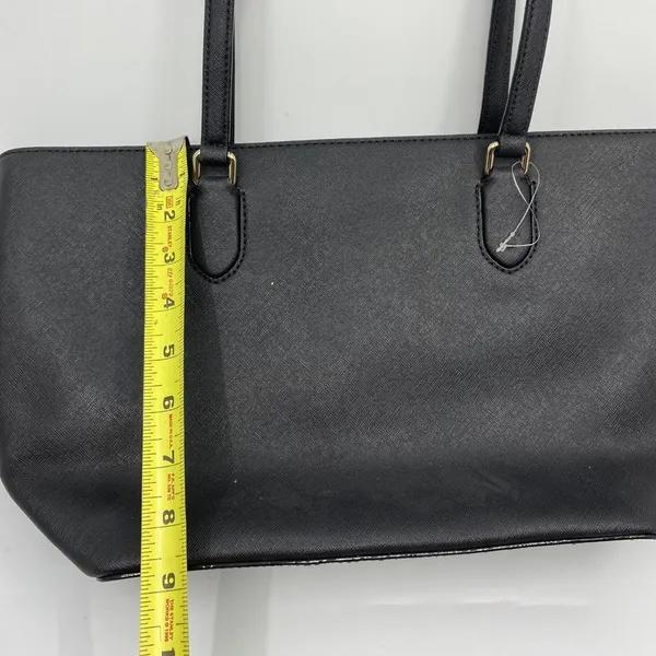 Kate Spade Black Large Saffiano Leather Tote Bag - Image 6