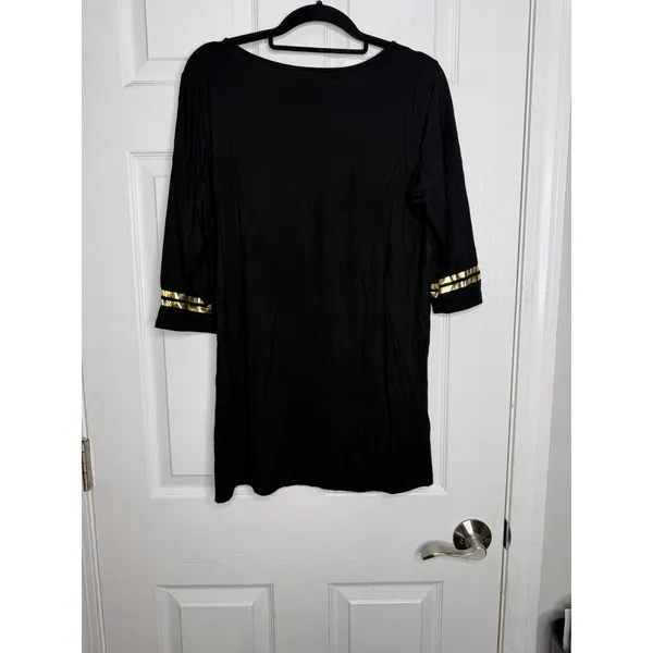 Wizarding World of Harry Potter Universival Studios Hogwarts Shirt Gold Black M - Image 2