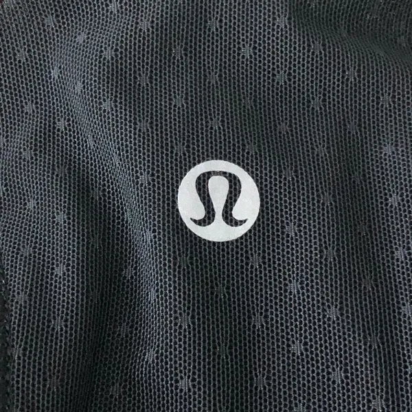Size 6 Lululemon Body Con Tank Black with Mesh Back - Image 8