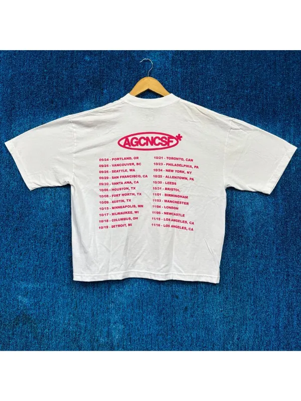 Avant Garde Club AGCNCSF Tour Dates Hip Hop Group Crop Top L - Image 3