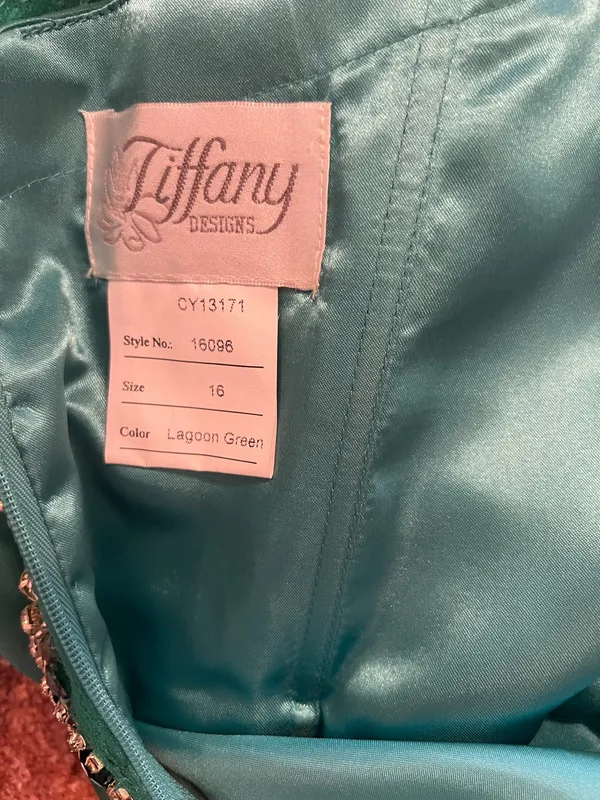Tiffany Designs Elegant fancy maxi prom dress - Image 4