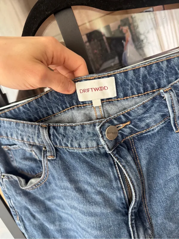 Sundance Driftwood Patchwork jeans Abbey mom Free People High Rise boyfriend boho floral - Image 12