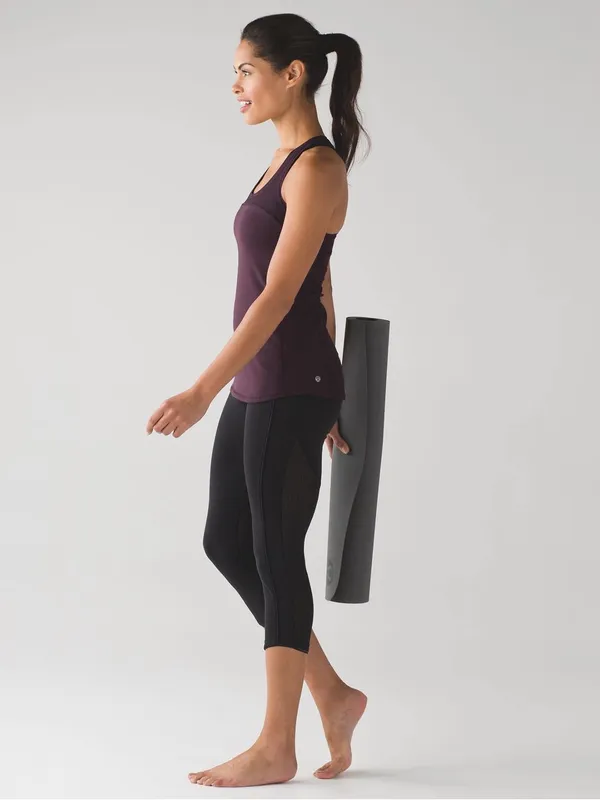 LULULEMON Cool Racerback II Deep Breath in Black Cherry Sz. 4 Small - Image 2