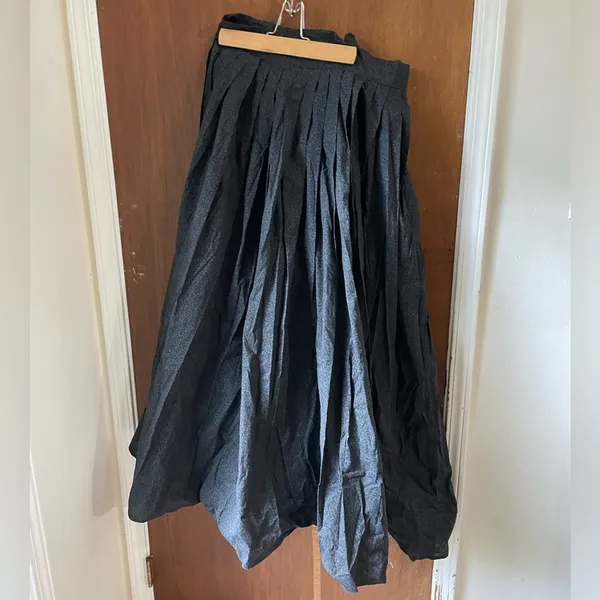 Victorian cotton skirt black Size L - Image 6
