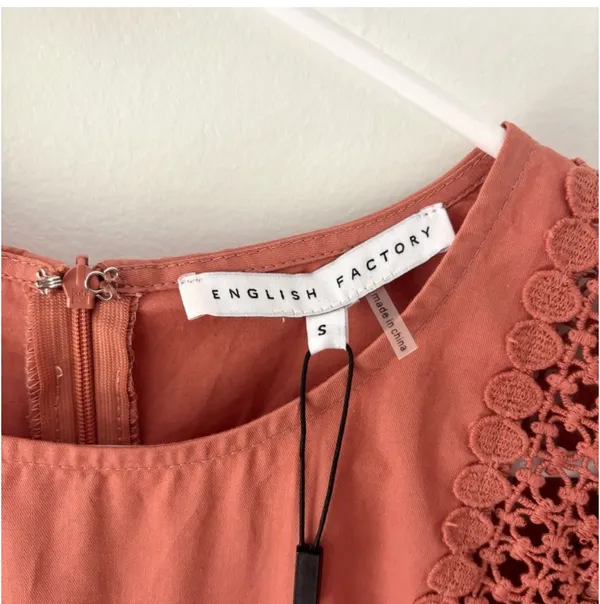 English Factory Dress Mini puff sleeves - Image 7