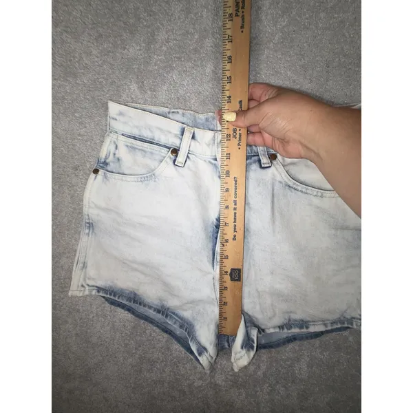 Wrangler Festival Short Denim Light Blue Shorts Women's 28 Casual Pockets - Image 7